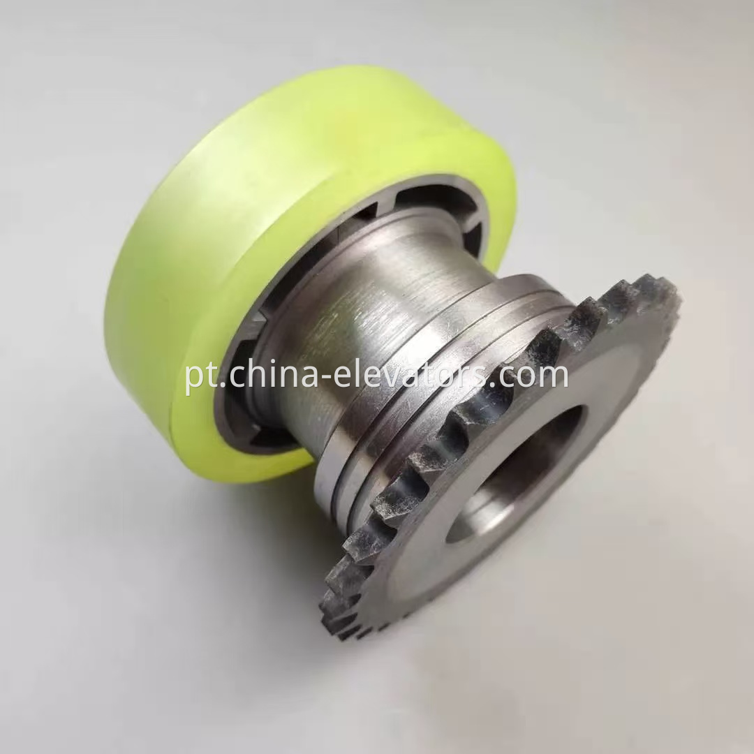 Conjunto de rolo de acionamento de corrimão de 30 dentes para escadas rolantes Mitsubishi 30 Teeth Handrail Driving Roller ASSY for Mitsubishi Escalators